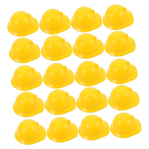 TOYANDONA 25 Stück Teiliges Mini Bauhelm aus Robustem Kunststoff Kleine Gelbe Sicherheitshelme als Flaschendeckel und Puppenzubehör für Baustellen Mottoparty Vielseitig für Dekoration und TOYANDONA 25 Stück Teiliges Mini Bauhelm aus Robustem Kunststoff Kleine Gelbe Sicherheitshelme als Flaschendeckel und Puppenzubehör für Baustellen Mottoparty Vielseitig für Dekoration und von TOYANDONA
