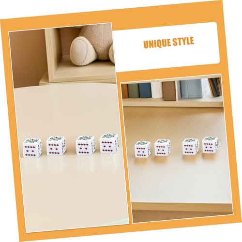 TOYANDONA 25 Stück Teiliges Poker Würfel Set Weißer Acrylwürfel mit Klaren Punkten für Poker und Kartenspiele Langlebig Ausgewogen für Familien Partyspiele TOYANDONA 25 Stück Teiliges Poker Würfel Set Weißer Acrylwürfel mit Klaren Punkten für Poker und Kartenspiele Langlebig Ausgewogen für Familien Partyspiele von TOYANDONA