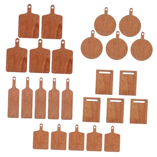 TOYANDONA Stabile Und Sichere Miniatur-schneidebretter 25 Stück Mini-küchenzubehör Im Maßstab 112 Ideal Für Jungen Und Mädchen Rollenspiele Puppenhaus-Dekoration TOYANDONA Stabile Und Sichere Miniatur-schneidebretter 25 Stück Mini-küchenzubehör Im Maßstab 112 Ideal Für Jungen Und Mädchen Rollenspiele Puppenhaus-Dekoration von TOYANDONA