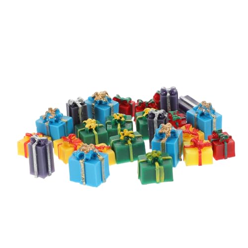 TOYANDONA 25er Boxen Miniaturen Weihnachtsschmuck Ornamente Weihnachtsbaum Puppenhaus-weihnachtsdekorationen Boxen Mit Deckel Weihnachtsbeleuchtung Zubehör Für Puppenhäuser Türmodell Harz TOYANDONA 25er Boxen Miniaturen Weihnachtsschmuck Ornamente Weihnachtsbaum Puppenhaus-weihnachtsdekorationen Boxen Mit Deckel Weihnachtsbeleuchtung Zubehör Für Puppenhäuser Türmodell Harz von TOYANDONA