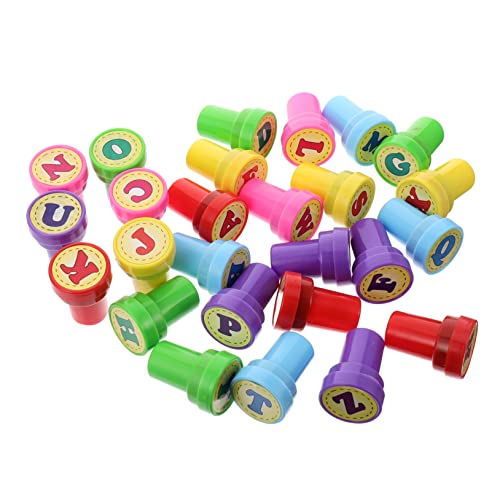 TOYANDONA 26 Teiliges Selbstfärbendes Stempelset Für Bunte Buchstabenstempel Für Kreative Bastelprojekte Geschenktütenfüllung Und Lernspiele Spaßige Stempelspielzeuge Für TOYANDONA 26 Teiliges Selbstfärbendes Stempelset Für Bunte Buchstabenstempel Für Kreative Bastelprojekte Geschenktütenfüllung Und Lernspiele Spaßige Stempelspielzeuge Für von TOYANDONA