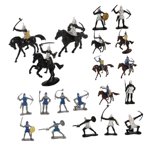 TOYANDONA 28 Stück Sandtisch Modelle Kleiner Ritterfiguren Miniatur Soldatenfiguren für Rollenspiele Kinderbedarf TOYANDONA 28 Stück Sandtisch Modelle Kleiner Ritterfiguren Miniatur Soldatenfiguren für Rollenspiele Kinderbedarf von TOYANDONA
