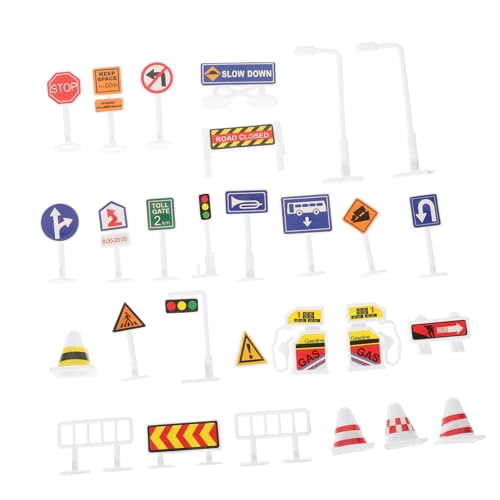 TOYANDONA 28 Stücke Kleiner Verkehrszeichen Satz für Kinder Realistische Verkehrsschilder für Lernspielzeug Spielzeug für Verkehrsspiele Geeignet für Partys und Sandkasten TOYANDONA 28 Stücke Kleiner Verkehrszeichen Satz für Kinder Realistische Verkehrsschilder für Lernspielzeug Spielzeug für Verkehrsspiele Geeignet für Partys und Sandkasten von TOYANDONA