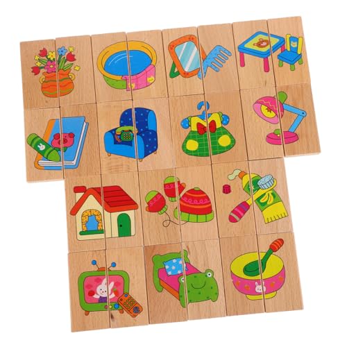 TOYANDONA 28-teiliges Holzklötze-Set Für Kleinkinder Lernspielzeug Für Kinder Chinesische Redewendungen Kulturelle Bildung TOYANDONA 28-teiliges Holzklötze-Set Für Kleinkinder Lernspielzeug Für Kinder Chinesische Redewendungen Kulturelle Bildung von TOYANDONA
