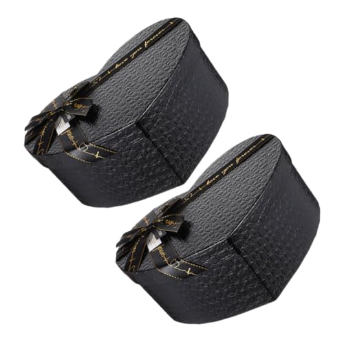 TOYANDONA 2Er-Box Herzförmige Geschenkbox valentinstagsgeschenk valentinstag hochzeitsgeschenk box romantische Brautjungfernboxen für Vorschläge Herz-Boxen Papier Black TOYANDONA 2Er-Box Herzförmige Geschenkbox valentinstagsgeschenk valentinstag hochzeitsgeschenk box romantische Brautjungfernboxen für Vorschläge Herz-Boxen Papier Black von TOYANDONA