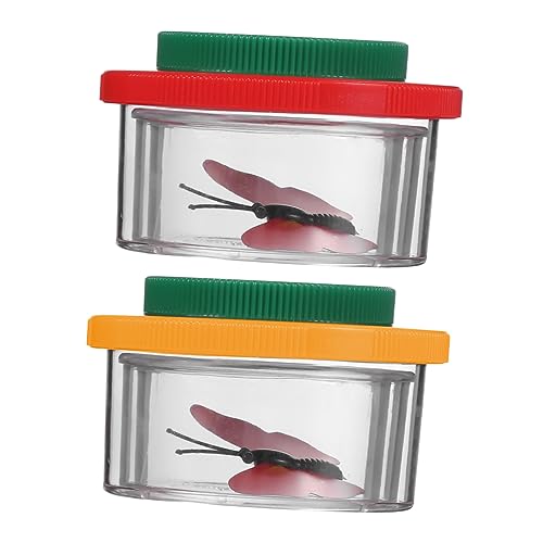 TOYANDONA 2Er-Packung Beobachtungsbox für Insekten outdoorspielzeug Outdoor Magnifying Glasses lupen sensorisches Beobachtungsset Lupe Fall Beobachtungskäfige Abs rot TOYANDONA 2Er-Packung Beobachtungsbox für Insekten outdoorspielzeug Outdoor Magnifying Glasses lupen sensorisches Beobachtungsset Lupe Fall Beobachtungskäfige Abs rot von TOYANDONA