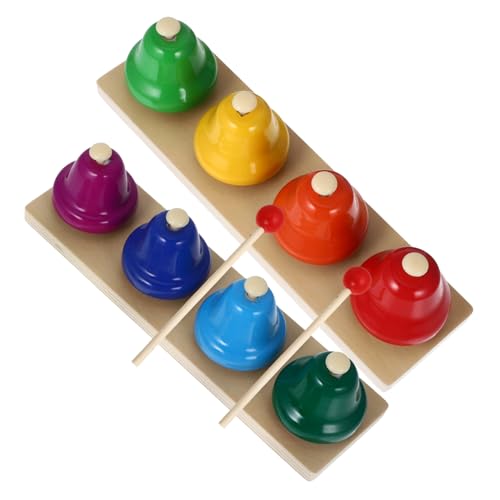 TOYANDONA 2Er Set Musikglocken Musikspielzeug Partyglocken Handglocken Für Kleinkinder Tanzglocken Party Jingle Bell Kleinkind Musikinstrumente Handglocken Musikinstrument von TOYANDONA