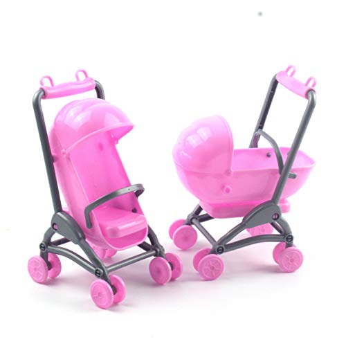 TOYANDONA 2Pcs Miniatur Kinderwagen Spielzeug Puppenhaus Miniatur Baby Wagen Kunststoff Puppenhaus Möbel Kindergarten Puppe Haus Zubehör TOYANDONA 2Pcs Miniatur Kinderwagen Spielzeug Puppenhaus Miniatur Baby Wagen Kunststoff Puppenhaus Möbel Kindergarten Puppe Haus Zubehör von TOYANDONA