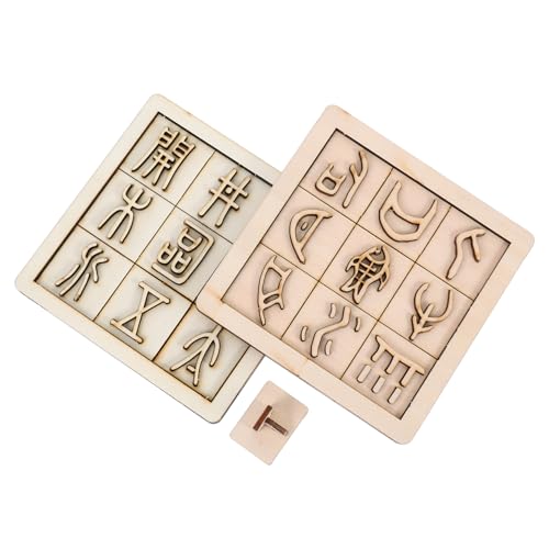 TOYANDONA 2Satz Movable Lernboard Holzunterricht für Chinesisches Puzzle Altes Skript Lernwerkzeug für Kreatives Lernen TOYANDONA 2Satz Movable Lernboard Holzunterricht für Chinesisches Puzzle Altes Skript Lernwerkzeug für Kreatives Lernen von TOYANDONA