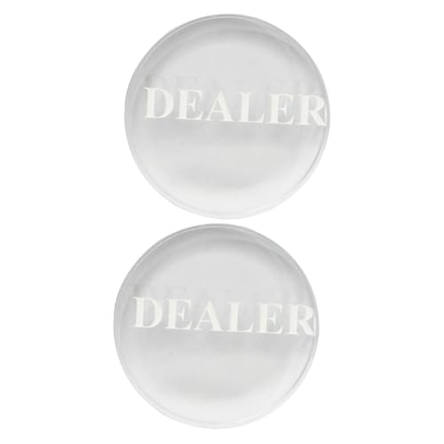 TOYANDONA 2St Dealer-Poker Poker zubehör Pokerzubehör Zubehör für Pokertische Poker Spielzubehör Pokertisch Zubehör Pokerspiel Zubehör Poker-Taste empfindlich Knopf Marke Kristall TOYANDONA 2St Dealer-Poker Poker zubehör Pokerzubehör Zubehör für Pokertische Poker Spielzubehör Pokertisch Zubehör Pokerspiel Zubehör Poker-Taste empfindlich Knopf Marke Kristall von TOYANDONA