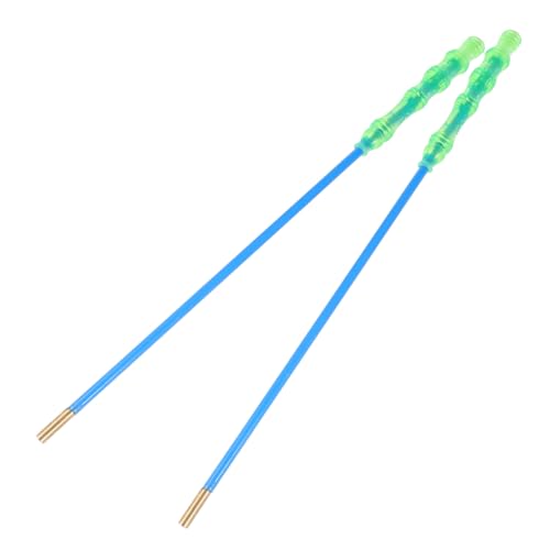 TOYANDONA 2St Diabolo-Stange Fischband Drahtzieher Jonglierbälle Jonglieren Fischstäbchen elektrisch Glühstäbe klassischer Diabolo-Stick wiederverwendbarer Diabolostab Diabolo-Handstäbe GFK von TOYANDONA
