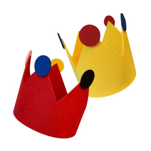 TOYANDONA Filz Geburtstag Krone Hut Jungen und Mädchen Geburtstag Baby-dusche Foto Prop TOYANDONA Filz Geburtstag Krone Hut Jungen und Mädchen Geburtstag Baby-dusche Foto Prop von TOYANDONA