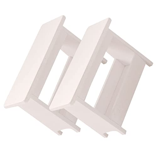 TOYANDONA 2St Hocker Miniatur für kinderspielzeug Jungs bastelzeug Mini-Schreibtisch zum Basteln Miniaturen zum Basteln Miniaturmöbel Holz Weiß TOYANDONA 2St Hocker Miniatur für kinderspielzeug Jungs bastelzeug Mini-Schreibtisch zum Basteln Miniaturen zum Basteln Miniaturmöbel Holz Weiß von TOYANDONA