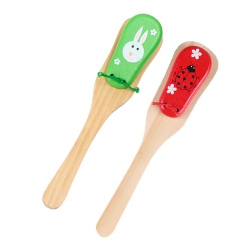 TOYANDONA 2St Kastagnetten Instrument Musical Klöppel holzspielzeug holzspielsachen Früherziehung Leistung Kastagnette pädagogisches Percussion- hölzern TOYANDONA 2St Kastagnetten Instrument Musical Klöppel holzspielzeug holzspielsachen Früherziehung Leistung Kastagnette pädagogisches Percussion- hölzern von TOYANDONA