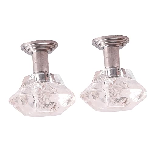 TOYANDONA 2St Kronleuchter Miniatur Decke Mini-Hängelampe Puppenhaus-Lichter Lichter für Puppenhaus hühner gieskanne kinderspielzeug Puppenhauslampe Puppenmöbel Acryl Silver TOYANDONA 2St Kronleuchter Miniatur Decke Mini-Hängelampe Puppenhaus-Lichter Lichter für Puppenhaus hühner gieskanne kinderspielzeug Puppenhauslampe Puppenmöbel Acryl Silver von TOYANDONA