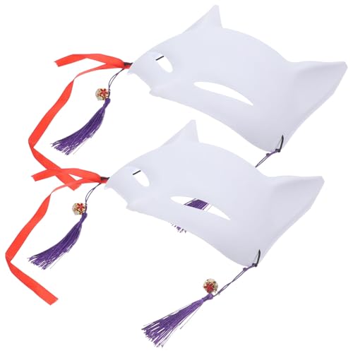 TOYANDONA 2St Maskerade Masken Masse Fuchs Hälfte gruselige Halloween-Maske DIY-Fuchs gesichtsmaske halloween masken mask Maskerade-Kostüm-Cosplay-Zubehör DIY-Mardi-Gras-Masken PVC Weiß TOYANDONA 2St Maskerade Masken Masse Fuchs Hälfte gruselige Halloween-Maske DIY-Fuchs gesichtsmaske halloween masken mask Maskerade-Kostüm-Cosplay-Zubehör DIY-Mardi-Gras-Masken PVC Weiß von TOYANDONA