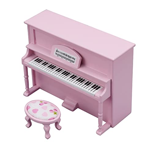 TOYANDONA 2St Mikroszenenverzierungen Miniatur-Klaviermodell Mikro-Landschaftsklavierspielzeug Mikropiano-Modell Miniatur-Klavierhocker Miniaturklavierspielzeug Holz Rosa TOYANDONA 2St Mikroszenenverzierungen Miniatur-Klaviermodell Mikro-Landschaftsklavierspielzeug Mikropiano-Modell Miniatur-Klavierhocker Miniaturklavierspielzeug Holz Rosa von TOYANDONA