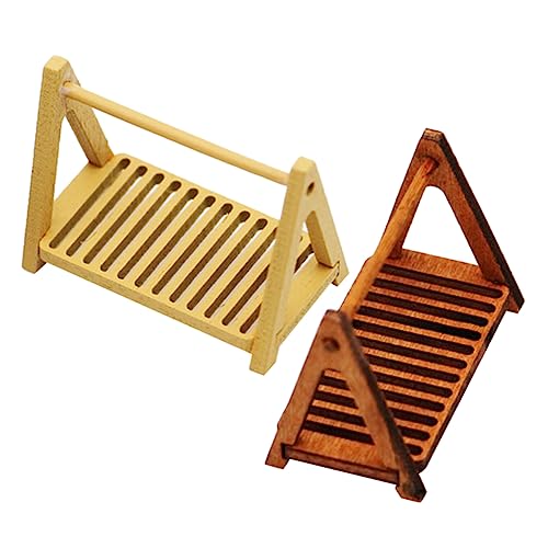 TOYANDONA 2St Miniaturmöbel aus Holz für kinderspielzeug Kid Toys Puppenhausmöbel Figur Landschaftsgestaltung von Miniaturmöbeln Kinderminiaturspielzeug TOYANDONA 2St Miniaturmöbel aus Holz für kinderspielzeug Kid Toys Puppenhausmöbel Figur Landschaftsgestaltung von Miniaturmöbeln Kinderminiaturspielzeug von TOYANDONA