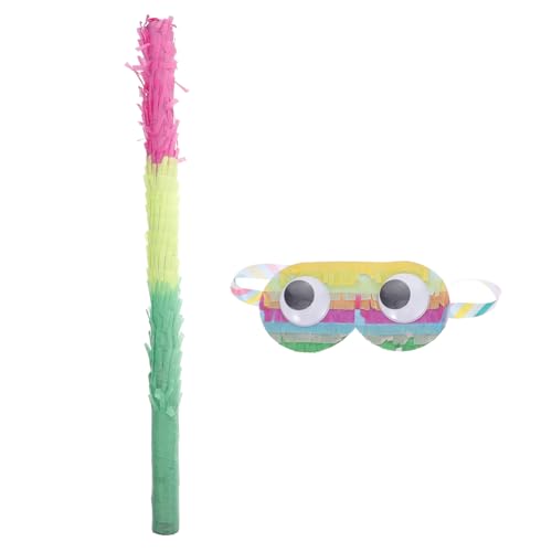 TOYANDONA 2 Stück Multi-papier-fransenstäbe Mit Schlafmaske Spielzeug Für Geburtstagsfeiern Jungen Und Mädchen TOYANDONA 2 Stück Multi-papier-fransenstäbe Mit Schlafmaske Spielzeug Für Geburtstagsfeiern Jungen Und Mädchen von TOYANDONA