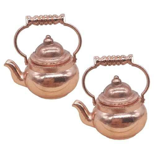 TOYANDONA 2St Puppenhaus Miniatur Essen Leere Tasse Wasser Tasse Mini Modell Zubehör puppenhaus möbel Dekoration Mini-Topf für kinderspielzeug wasserkocher Legierung TOYANDONA 2St Puppenhaus Miniatur Essen Leere Tasse Wasser Tasse Mini Modell Zubehör puppenhaus möbel Dekoration Mini-Topf für kinderspielzeug wasserkocher Legierung von TOYANDONA