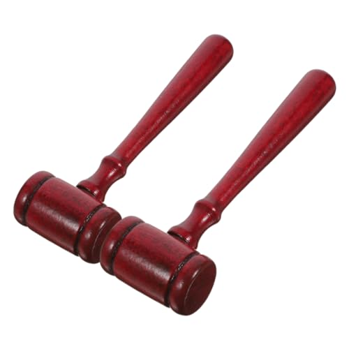 TOYANDONA 2stücke Richterhammer Für Holzspielzeug Gavel Für Rollenspiele Als Gerichtszubehör Für Kostümpartys Und Halloween TOYANDONA 2stücke Richterhammer Für Holzspielzeug Gavel Für Rollenspiele Als Gerichtszubehör Für Kostümpartys Und Halloween von TOYANDONA