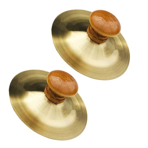 TOYANDONA 2St Schlaginstrument für Handpfanne Handtrommel kleine Handbecken musikinstrumente fingerschlagzeug Fingerbecken für kleine Becken Becken Metall Golden TOYANDONA 2St Schlaginstrument für Handpfanne Handtrommel kleine Handbecken musikinstrumente fingerschlagzeug Fingerbecken für kleine Becken Becken Metall Golden von TOYANDONA