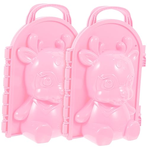 TOYANDONA 2St Sika Hirsch Schnee Modell Schneeball Schneeclip Schneemannform Schneeformen Schneeerzeuger-Clip Schneeform in Sika-Form Sika-Schneeschimmel Winterschneespielzeug Plastik Rosa TOYANDONA 2St Sika Hirsch Schnee Modell Schneeball Schneeclip Schneemannform Schneeformen Schneeerzeuger-Clip Schneeform in Sika-Form Sika-Schneeschimmel Winterschneespielzeug Plastik Rosa von TOYANDONA