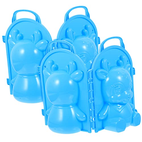 TOYANDONA 2St Sika Hirsch Schnee Modell Schneeballhersteller künstlicher Schnee winterspielzeuge schneeballschlacht Schneeballform Werkzeug zum Erstellen von Schneebällen Plastik Sky-Blue TOYANDONA 2St Sika Hirsch Schnee Modell Schneeballhersteller künstlicher Schnee winterspielzeuge schneeballschlacht Schneeballform Werkzeug zum Erstellen von Schneebällen Plastik Sky-Blue von TOYANDONA