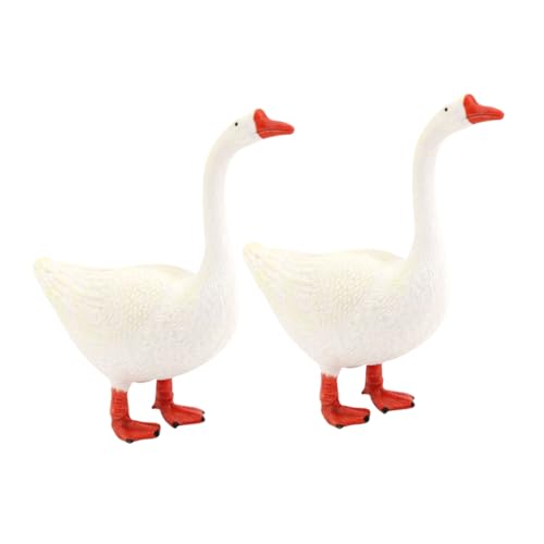 TOYANDONA 2St Simulationsmodell Einer weißen Gans Statistische Tiermodelle Dekorative Tierfiguren Gans als Deko Gans Dekoration Tiermodelle für Tierfiguren für den Garten Plastik TOYANDONA 2St Simulationsmodell Einer weißen Gans Statistische Tiermodelle Dekorative Tierfiguren Gans als Deko Gans Dekoration Tiermodelle für Tierfiguren für den Garten Plastik von TOYANDONA