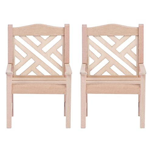 TOYANDONA Bezaubernder Miniatur-holzstuhl – Dekorative Puppenmöbel Perfektes Kinderspielzeug TOYANDONA Bezaubernder Miniatur-holzstuhl – Dekorative Puppenmöbel Perfektes Kinderspielzeug von TOYANDONA
