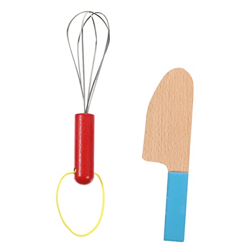 TOYANDONA 2St Spielhaus küchenspielzeug für Kitchen Toys for küche zubehöre Lustiges Kindermesser Schneebesen Küchengeschirr, Holz TOYANDONA 2St Spielhaus küchenspielzeug für Kitchen Toys for küche zubehöre Lustiges Kindermesser Schneebesen Küchengeschirr, Holz von TOYANDONA