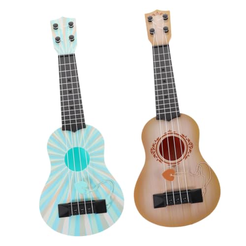 TOYANDONA 2St Ukulele kinderinstrumente musikinstrumente für Kinderfreundliche Gitarre spielsachen musikspielzeug -Ukulele Gitarrenspielzeug Plastik von TOYANDONA