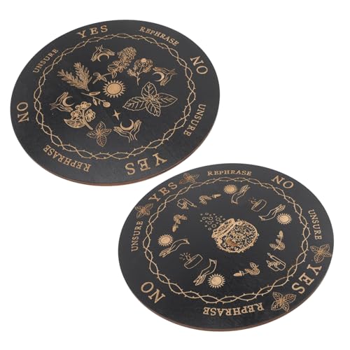 TOYANDONA 2St Weissagungs-Informationstafel Bretter Anzeige Tarottisch Weissagungswerkzeuge Geist The councelor cosultant swor cunsultant Weissagungspendelbrett Wahrsagetafel hölzern Black TOYANDONA 2St Weissagungs-Informationstafel Bretter Anzeige Tarottisch Weissagungswerkzeuge Geist The councelor cosultant swor cunsultant Weissagungspendelbrett Wahrsagetafel hölzern Black von TOYANDONA