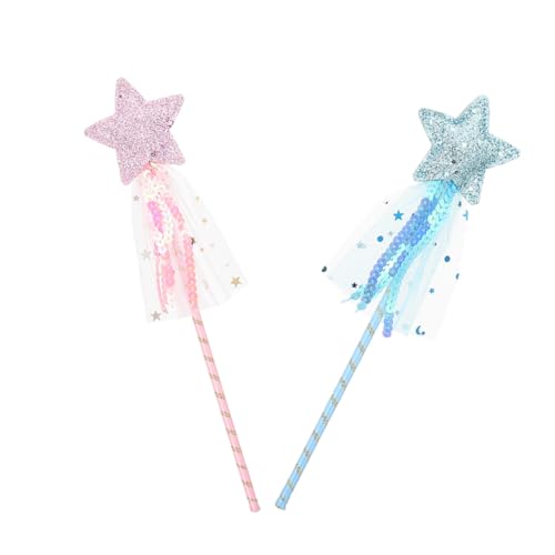 TOYANDONA 2-teiliges Feenspielzeug in Sternform Für Mädchen Partygeschenke Für Kinder Mit Engel-feenstäben Für Bühnenauftritte TOYANDONA 2-teiliges Feenspielzeug in Sternform Für Mädchen Partygeschenke Für Kinder Mit Engel-feenstäben Für Bühnenauftritte von TOYANDONA