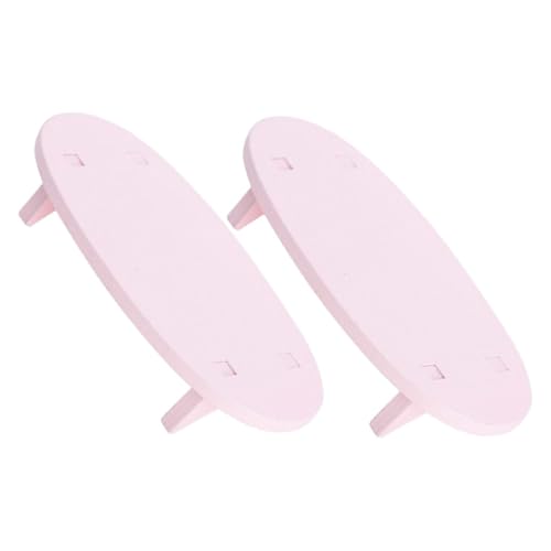 TOYANDONA 2St bastelset basteln für Toys for Toys for Living Room Decoration Tür puppenhaus beistelltisch Mini-Haustisch Miniaturmöbel hölzern Rosa TOYANDONA 2St bastelset basteln für Toys for Toys for Living Room Decoration Tür puppenhaus beistelltisch Mini-Haustisch Miniaturmöbel hölzern Rosa von TOYANDONA