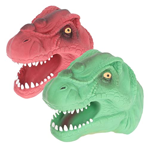 TOYANDONA 2St dekoratives Fingerspielzeug interaktives spielzeughandys für Babys Toy Tiere Mini- realistisches Fingerspielzeug Cartoon-Dinosaurier-Marionette Vinyl TOYANDONA 2St dekoratives Fingerspielzeug interaktives spielzeughandys für Babys Toy Tiere Mini- realistisches Fingerspielzeug Cartoon-Dinosaurier-Marionette Vinyl von TOYANDONA