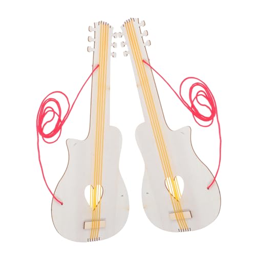 TOYANDONA 2St malen kinderspielzeug bastelsets für kinderknallzeug hühner Holzhandwerk Gitarre käppis für Holzspielzeug Basteln für hölzern TOYANDONA 2St malen kinderspielzeug bastelsets für kinderknallzeug hühner Holzhandwerk Gitarre käppis für Holzspielzeug Basteln für hölzern von TOYANDONA