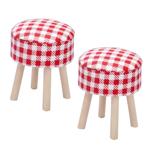 TOYANDONA 2St puppenhaus hocker bastelset basteln für Toys for bastelzeug für bastelsets für Kid Toys Puppenhaus-Miniaturmöbel Mini-Möbel schmücken Stoff rot TOYANDONA 2St puppenhaus hocker bastelset basteln für Toys for bastelzeug für bastelsets für Kid Toys Puppenhaus-Miniaturmöbel Mini-Möbel schmücken Stoff rot von TOYANDONA
