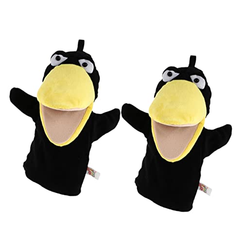 TOYANDONA 2Stücke Handpuppen für Kreative Krähenspielzeuge für Rollenspiele Geschichten Erzählen und Interaktives für Kinderpartys TOYANDONA 2Stücke Handpuppen für Kreative Krähenspielzeuge für Rollenspiele Geschichten Erzählen und Interaktives für Kinderpartys von TOYANDONA