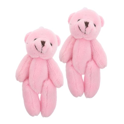 TOYANDONA 2Stücke Mini Plüschbären Puppen Weiche und Realistische Stofftiere für Puppenhäuser Basteln Fördert Kreativität und Fantasie von Kindern TOYANDONA 2Stücke Mini Plüschbären Puppen Weiche und Realistische Stofftiere für Puppenhäuser Basteln Fördert Kreativität und Fantasie von Kindern von TOYANDONA