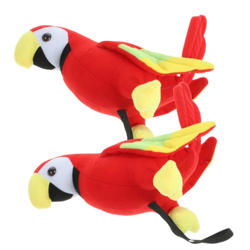 TOYANDONA 2Stücke Plüsch Papagei der Schulter Realistische Vogelpuppen für Piratenkostüme Partyzubehör Cosplay für Motto Feiern TOYANDONA 2Stücke Plüsch Papagei der Schulter Realistische Vogelpuppen für Piratenkostüme Partyzubehör Cosplay für Motto Feiern von TOYANDONA