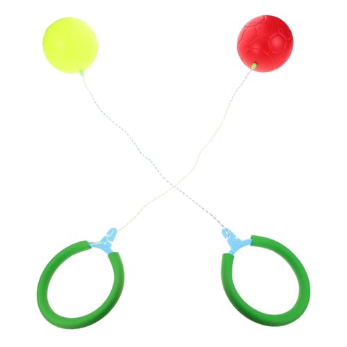 TOYANDONA 2stücke Knöchel-Skip-Ball Spielzeug Für Junge Mädchen Blinkender Springring Fitness-übung Für Jungen Und Mädchen Einfach Zu Verwenden Für Outdoor Und Indoor Aktivitäten von TOYANDONA