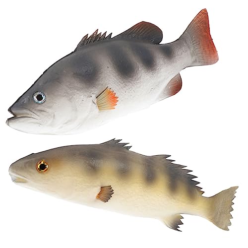 TOYANDONA 2Stücke Simuliertes Fischmodell Realistische Fischfiguren für Aquariumdekoration und Lernspielzeug für Fördert Kreativität und Tierwissen Vielfältige TOYANDONA 2Stücke Simuliertes Fischmodell Realistische Fischfiguren für Aquariumdekoration und Lernspielzeug für Fördert Kreativität und Tierwissen Vielfältige von TOYANDONA
