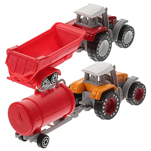 TOYANDONA 2stücke Lifelike Plastik Spielzeug Für Junge Mädchen Bauernhofmodell Mit Realistischen Details Fördert Hand-Augen-koordination Und Kreativität Für Jungen von TOYANDONA