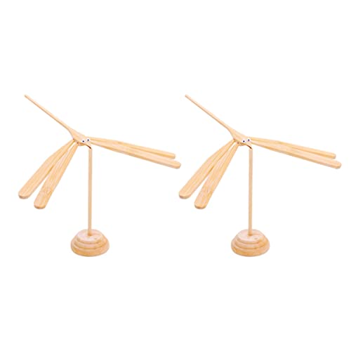 TOYANDONA Balance-Spielzeug Aus Holz Für Jungen Und Mädchen 2 Stück Libelle Basteln Pädagogisches Kognitives Spielzeug Für Kinder von TOYANDONA