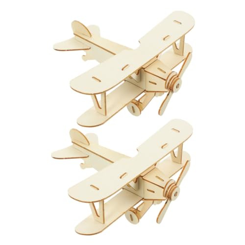 TOYANDONA 2pcs DIY Hölzern Flugzeug Spielzeugset Kinder Farbe Paintable Flugzeugmodell Kit Bildungsholzhandwerk Modell Für Kinderhandikraf Kreatives Spiel Interaktiver Spaß TOYANDONA 2pcs DIY Hölzern Flugzeug Spielzeugset Kinder Farbe Paintable Flugzeugmodell Kit Bildungsholzhandwerk Modell Für Kinderhandikraf Kreatives Spiel Interaktiver Spaß von TOYANDONA