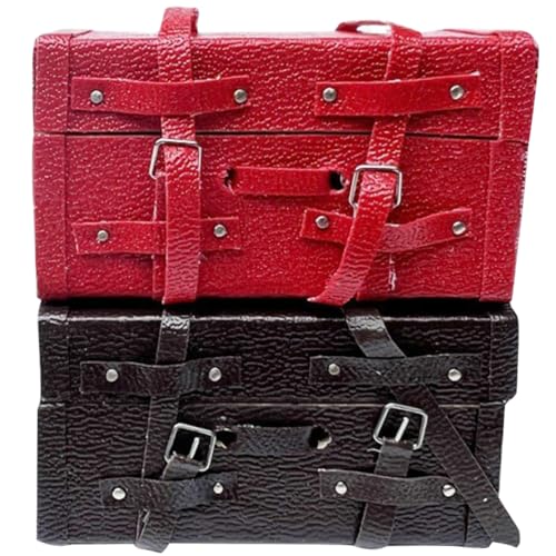 TOYANDONA 2stücke Miniatur Koffer Vintage Dekoration Für Puppenhaus Holz Koffer Zubehör Retro Stil Für Mini Raumdekoration TOYANDONA 2stücke Miniatur Koffer Vintage Dekoration Für Puppenhaus Holz Koffer Zubehör Retro Stil Für Mini Raumdekoration von TOYANDONA