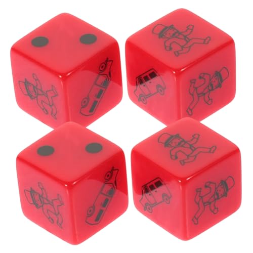 TOYANDONA 2satz Tragbaren Spielwürfeln Für Brettspiele Hochwertige Robuste Würfel Für Schachspiele Partys Und Tischspiele Für Zuhause Bars Und Freizeitaktivitäten von TOYANDONA