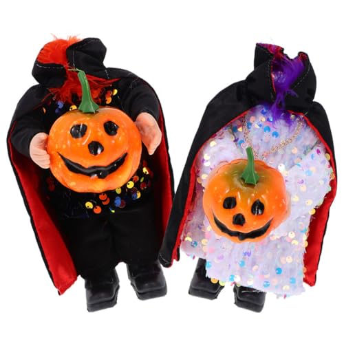 TOYANDONA 2st Cartoon-zwerg-Puppe GNOME Puppen Plüsch Halloweenkostüm Halloween- Halloween-partyzubehör Spinnennetz-Dekoration Halloween-Party-Geschirr Halloween-plüschpuppe Plastik von TOYANDONA