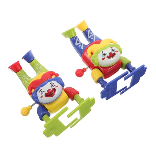 TOYANDONA 2st Clown-aufziehspielzeug Tanzendes Clownspielzeug Weihnachtsspielzeug Zum Aufziehen Laufspielzeug Aufziehen Süßes Oder Saures Clownspielzeug Für Plastik TOYANDONA 2st Clown-aufziehspielzeug Tanzendes Clownspielzeug Weihnachtsspielzeug Zum Aufziehen Laufspielzeug Aufziehen Süßes Oder Saures Clownspielzeug Für Plastik von TOYANDONA